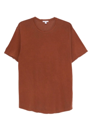 James Perse round-neck cotton T-shirt - Brown