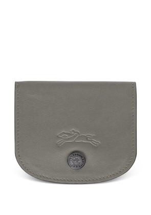 Longchamp Le Pliage leather cardholder - Grey