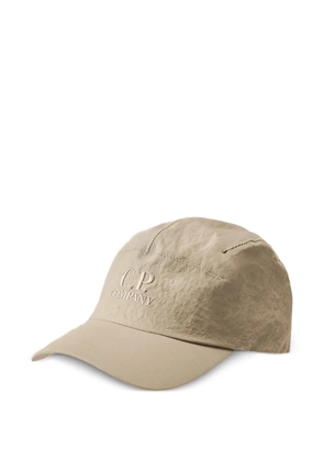 C.P. Company logo-embroidered baseball cap - Neutrals