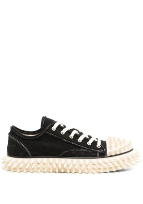 Doublet Spiky canvas sneakers - Black
