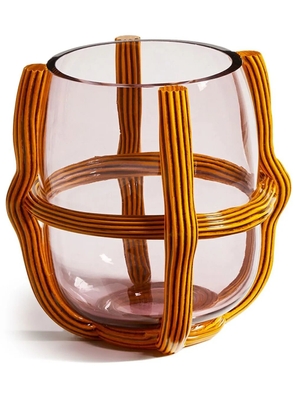 Cassina Sestiere Murano glass vase (26cm) - Yellow