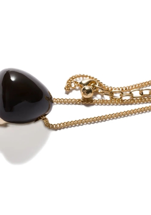 Miu Miu ball-pendant necklace - Brown