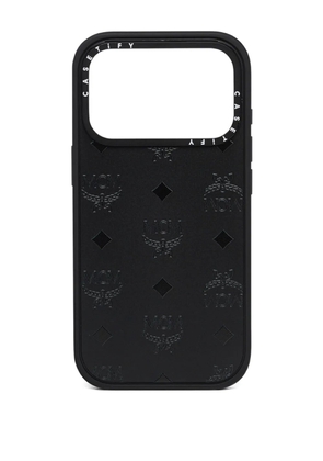 MCM x Casetify monogram-pattern iPhone 17 Pro case - Black