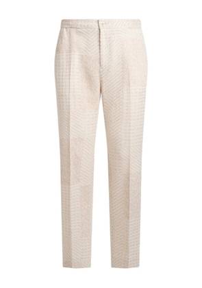 ETRO textured trousers - Neutrals