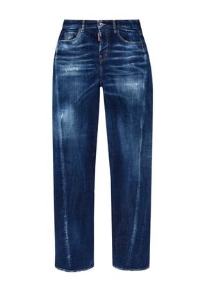 DSQUARED2 D2 Twisted distressed jeans - Blue