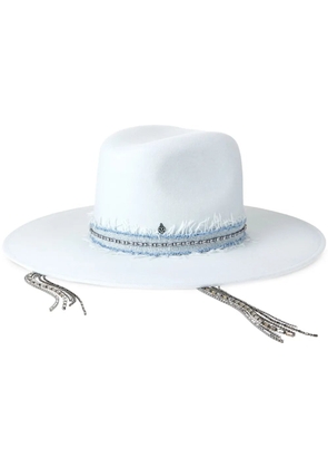 Maison Michel Eliza wool-felt fedora hat - Blue