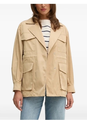Sisley drawstring pocket jacket - Neutrals