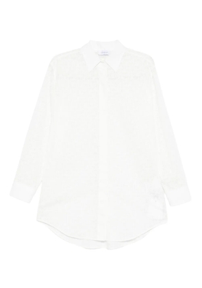 Off-White patterned shirt - 0118 WHITE
