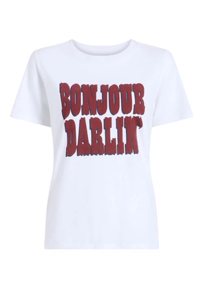 Cinq A Sept Bonjour Darlin' T-shirt - White
