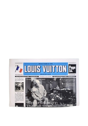 Louis Vuitton Pre-Owned 2020-2025 Leather Everyday LV Newspaper Pouch clutch bag - White