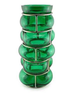 Vanessa Mitrani Brick glass vase - Green
