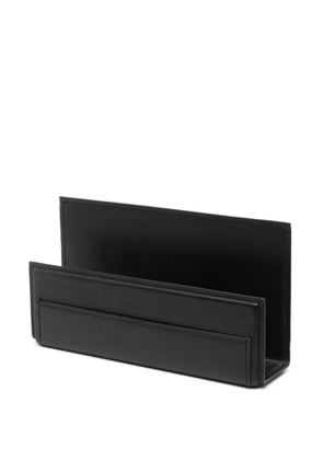Ralph Lauren Home Brennan leather letter rack - Black