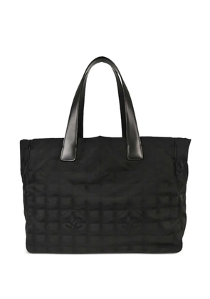 CHANEL Pre-Owned 2005 Jacquard Travel Line tote bag - Black