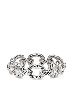 David Yurman sterling silver oval-link bracelet