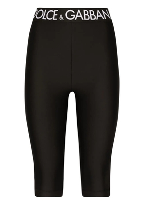 Dolce & Gabbana stretch-jersey cycling shorts - Black