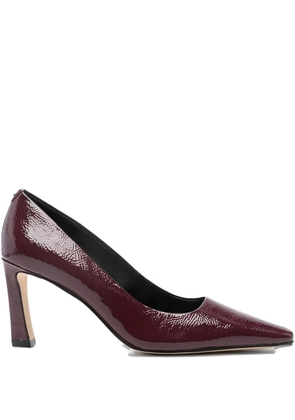 Michael Michael Kors Darrah pointed-toe leather pumps - Red