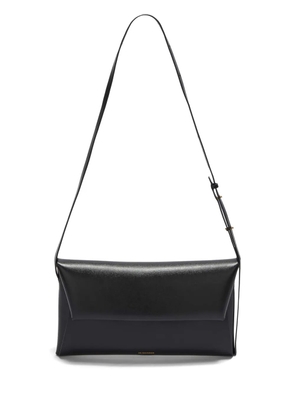 Jil Sander small Folded leather shoulder bag - Black