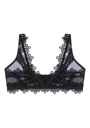 GCDS lace bralette bras - Black
