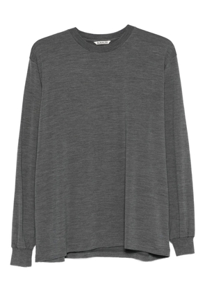 Auralee long-sleeve T-shirt - Grey
