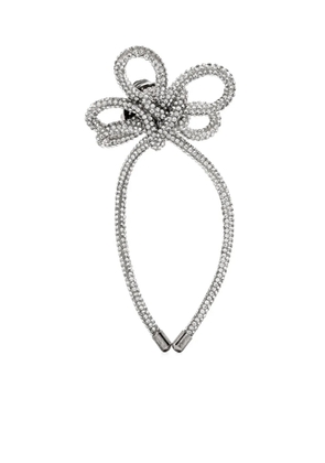 Acne Studios crystal-embellished clip-on earring - Silver