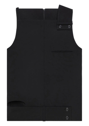 Courrèges sleeveless top - Black
