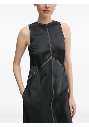 Day Birger Et Mikkelsen sleeveless contrast-stitch maxi dress - Black