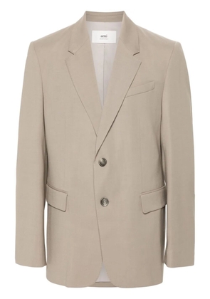 AMI Paris double-breasted blazer - Neutrals