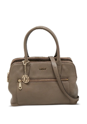 DKNY Vintage 2010s leather satchel bag - Green
