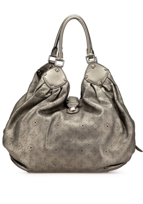 Louis Vuitton Pre-Owned 2008 Monogram Mahina XL hobo bag - Silver