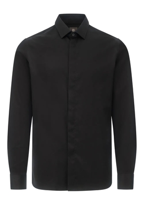 Boggi Milano long-sleeves cotton shirt - Black