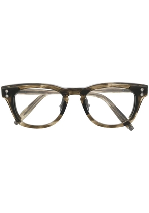 Akoni Orion round-frame glasses - Green