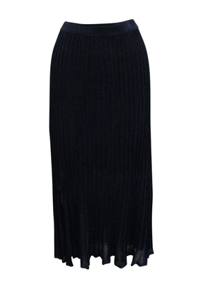 SANDRO pleated midi skirt - Blue