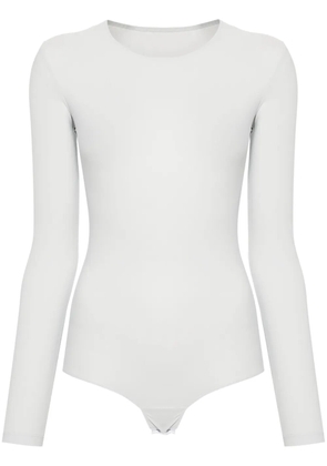 MM6 Maison Margiela numbers-printed bodysuit - Grey