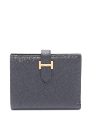 Hermès Pre-Owned 2024 Epsom Bearn Compact Wallet small wallets - Black