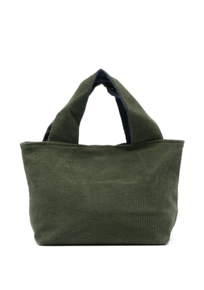 Why Ci corduroy tote bag - Green