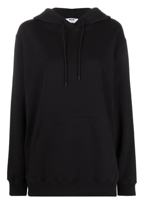 MSGM logo print hoodie - Black