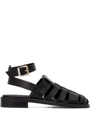 ALOHAS leather sandals - Black