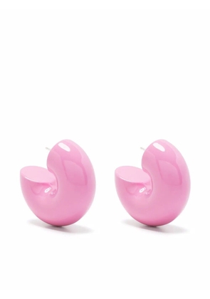 Uncommon Matters Beam chunky hoop earrings - Pink