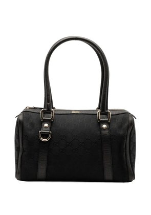 Gucci Pre-Owned 2000-2015 GG Canvas Abbey D Ring boston bag - Black