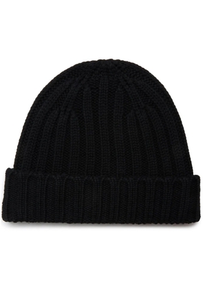 Brooks Brothers merino wool beanie - Black