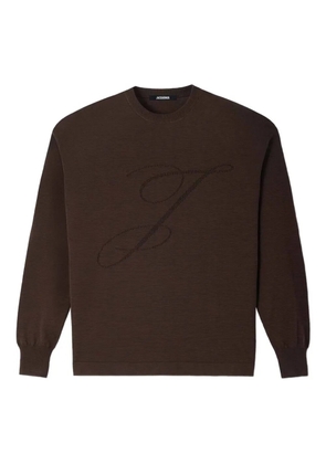 Jacquemus jacquard sweater - Brown