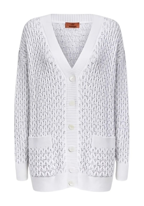 Missoni patch-pockets cardigan - White