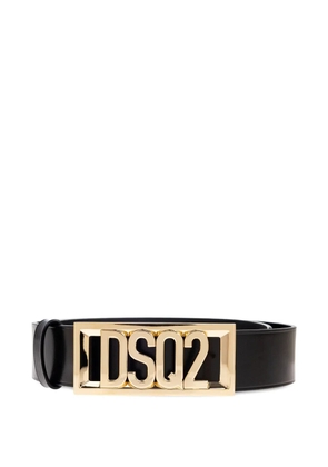 DSQUARED2 logo-detail leather belt - Black