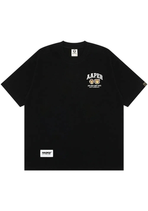 AAPE BY *A BATHING APE® logo-print T-shirt - Black