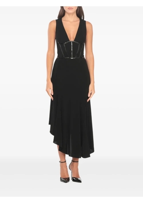 Elisabetta Franchi pleated dress - Black