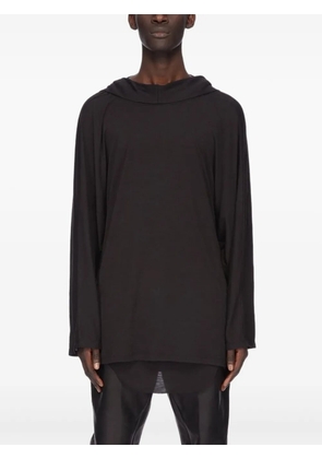 Rick Owens long-sleeve hoodie - Black