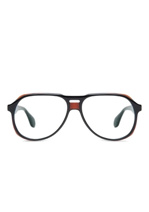 GIGI STUDIOS Revivre 43 pilot-frame glasses - Black
