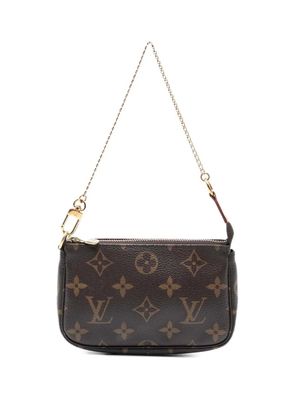 Louis Vuitton Pre-Owned 2020 Monogram Mini Pochette Accessoires handbag - Brown