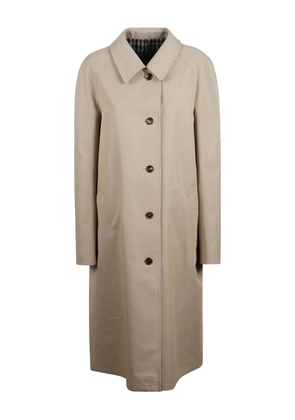 Miu Miu button-fastening collared coat - Neutrals
