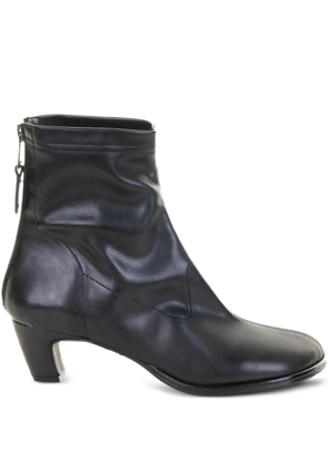 Elena Iachi 50m leather ankle boots - Black